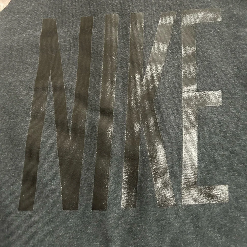 Women’s Nike dri fit Black and‎ Gray Crewneck Sweater large
